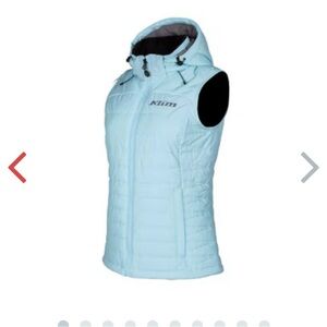Klim Light Blue Hooded Vest